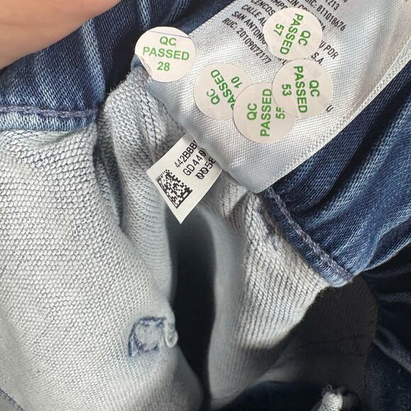 American Eagle 12 Long Cozy Next Level Stretch Jogger Jegging Blue Super Soft - Picture 12 of 12